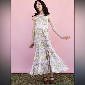 NWOT Matilda Jane Dream Chasers Off to Wonderland Maxi Dress Size 12